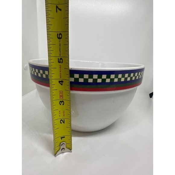 VTG International Rooster Bowls Set 2 Farmhouse Mixing & Serving Bowls 8.5" & 7" - Picture 8 of 9